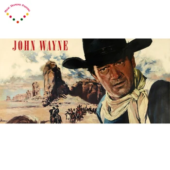 

5D Cowboy john wayne diamond painting crystal diamond embroidery Old star diy crystal painting cross stitchsets