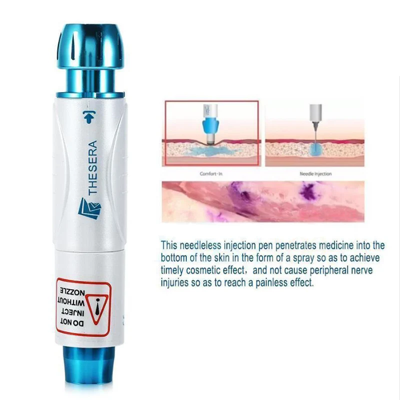 Atomizer Sterile Hyaluronic Pen Transparent Gun Wrinkle Resistant Lip Lifting Injection Pen Disposable Consumable Syringe