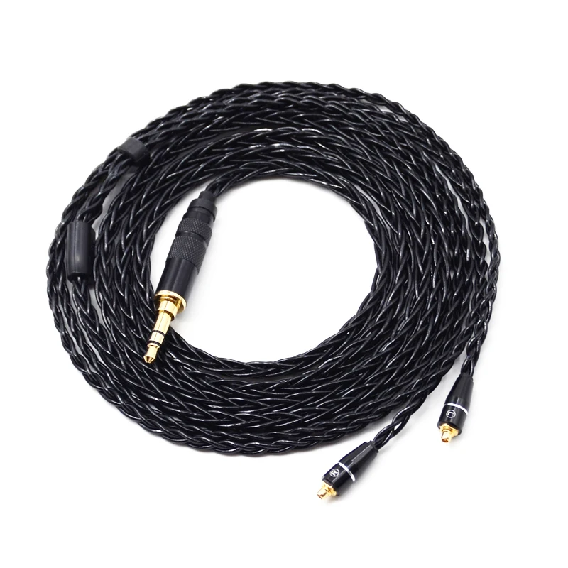 

3.5mm/2.5mm LZ 8-cell Single Crystal Copper Plated Silver Cable Earphone Upgrade Cable MMCX Cable LZ A5 A4 A3 Dedicated Cable