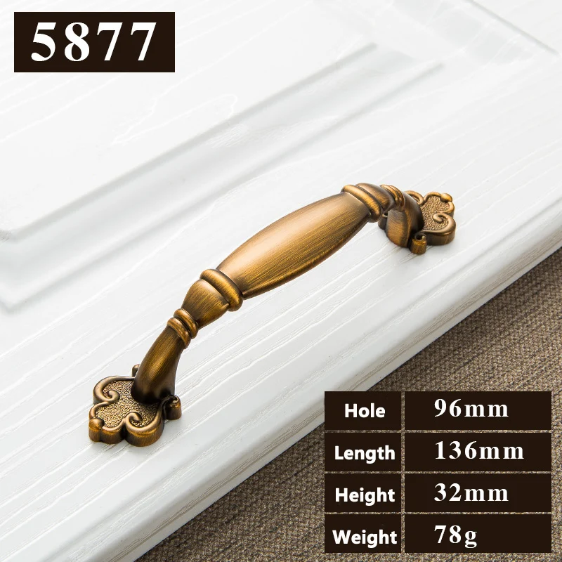 Vintage Drawer Puller Retro Kitchen Cupboard Wardrobe Wine