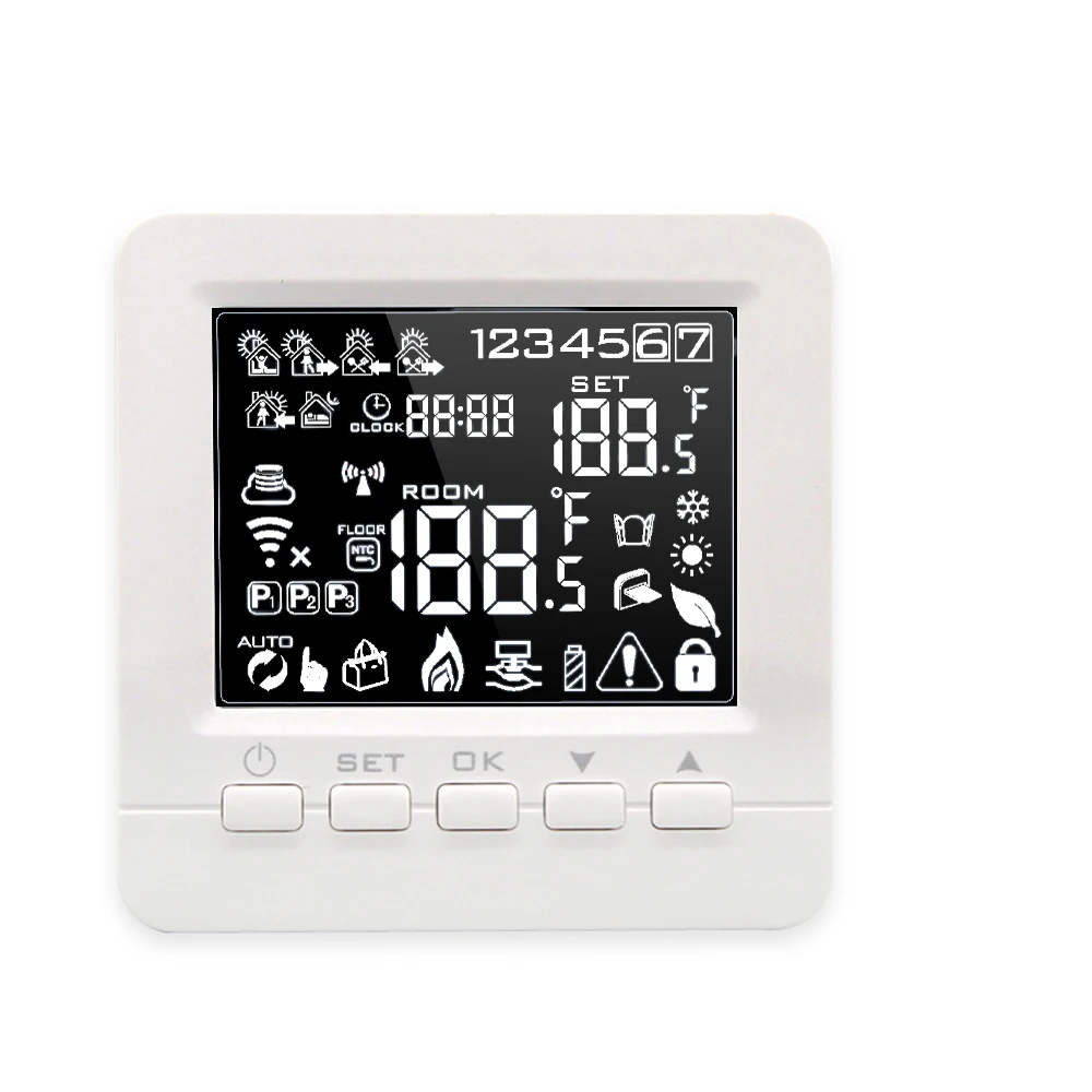 Alexa программируемый умный WiFi термостат, термостат для водяного пола, голосовое управление, контроль температуры в помещении, 100-230 В 3 А