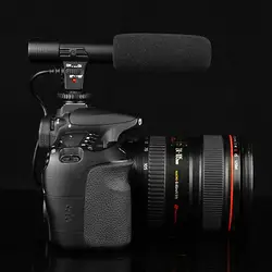 Видео интервью с микрофоном запись Vlog микрофон для DSLR камера Nikon Canon/телефоны SL @ 88