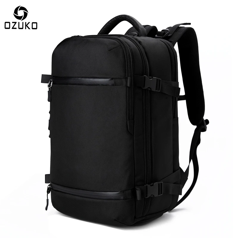 OZUKO мульти-функциональный Для Мужчин's Backpack17 и 20 дюймов ноутбук Рюкзак Школьная Сумка Большой Ёмкость дорожные сумки Повседневное мужской Mochila