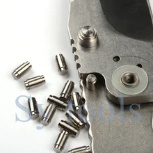 EDC производство складной нож винт заклепки фитинги складной нож опорная колонна остановка оси нож Инструменты для "сделай сам" 10 шт