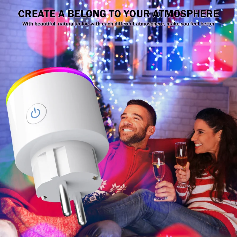 Умная розетка Wifi умная работает с Google Home Mini Alexa IFTTT Monitor EU France US AU UK Korea Plug Outlet|Умные