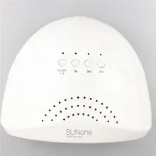 SUNONE 48 Вт УФ лампа для ногтей светодиодный Сушилка для ногтей 30 шт. светового бисера для Полимеризации Гель-лака геля Для женщин подарок с таймера 5/30/60 s 100-240 V