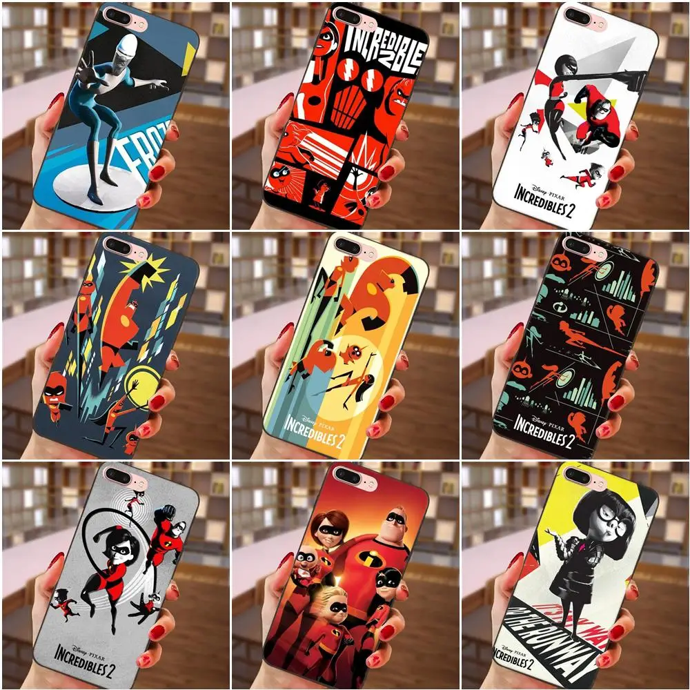 

Soft Capa Case For Huawei Honor 5A 6A 6C 7A 7C 7X 8A 8C 8X 9 10 P8 P9 P10 P20 P30 Mini Lite Plus Cartoon Incredibles 2 Poster