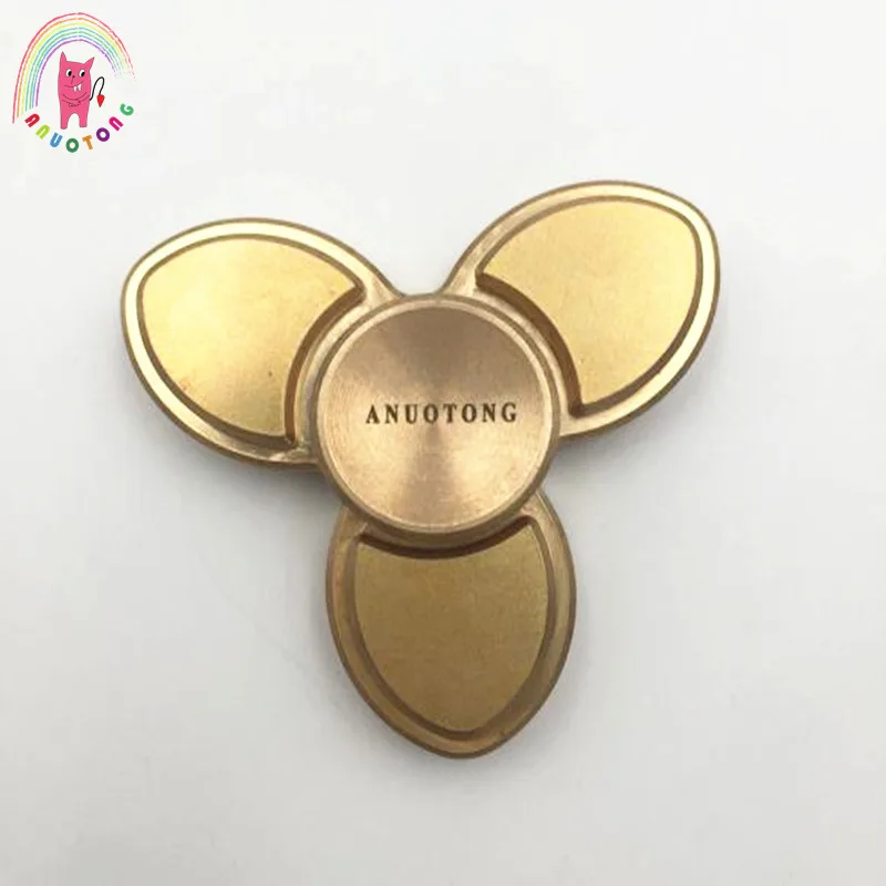 2017 Nieuwe Tri-Spinner Спиннер, медная игрушка, Спиннер для аутизма и СДВГ Дети/антистресс игрушки для взрослых