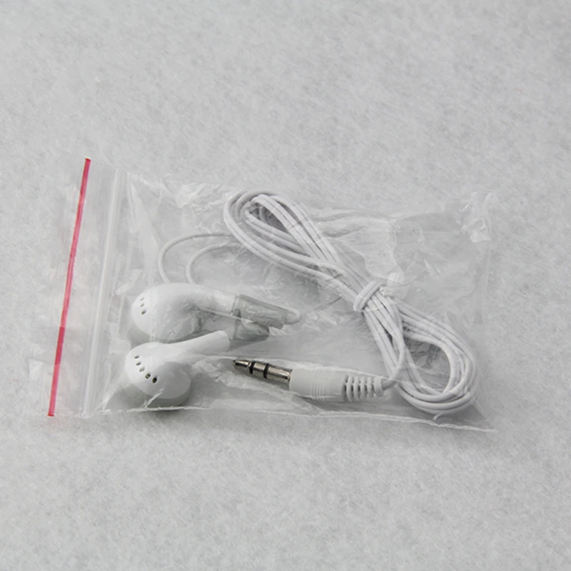 5000pcs/lot white in-ear Earphone Earbuds earset 3.5mm For iphone Cell phone Samsung Mp3 Mp4 factory wholesale disposable cheap