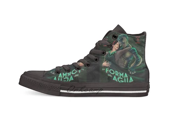 

La Forma Del Agua Casual High Top Canvas shoes sneakers For Drop shipping