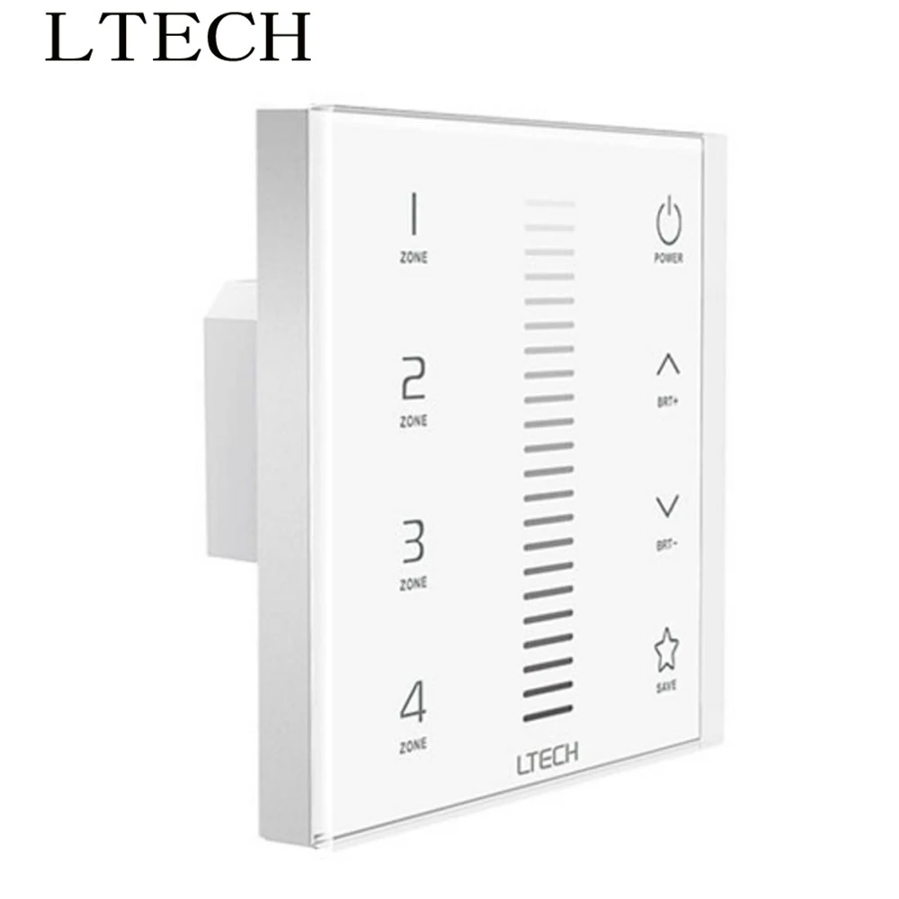 Xnbada LTECH приглушить европейском стиле Touch Панель EX5 настенный светодиодный контроллер AC100 ~ 240 V Вход 2,4 ГГц выход DMX для Светодиодный свет