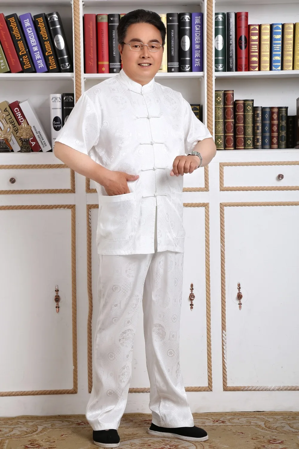 Шанхай история короткий рукав Тай Чи одежда комплект Китайская традиционная одежда форма для Кунг Фу АРТЕС marciais для пары ушу
