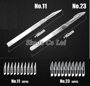 

NO11 NO23 Stainless steel Scalpel+20pcs blade for cutting electronics repair tools PCB Circuit Board