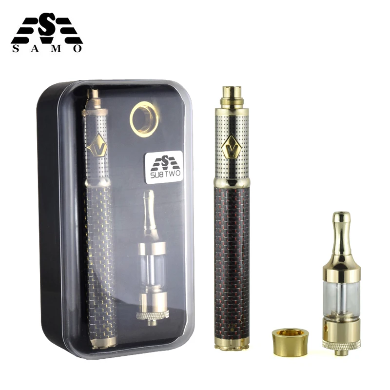 

Vision iii Electronic cigarette kit Dual Coil 1.6ml atomizer 1600mAh Vision 3 Carbon fiber e Cigarette Batterry vaporizer kit
