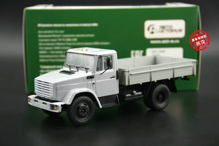 Классический SSM 1:43, в СССР, российский ЗИЛ, грузовой фургон, грузовик, литая игрушка, модель для коллекции, украшения - Цвет: Серый