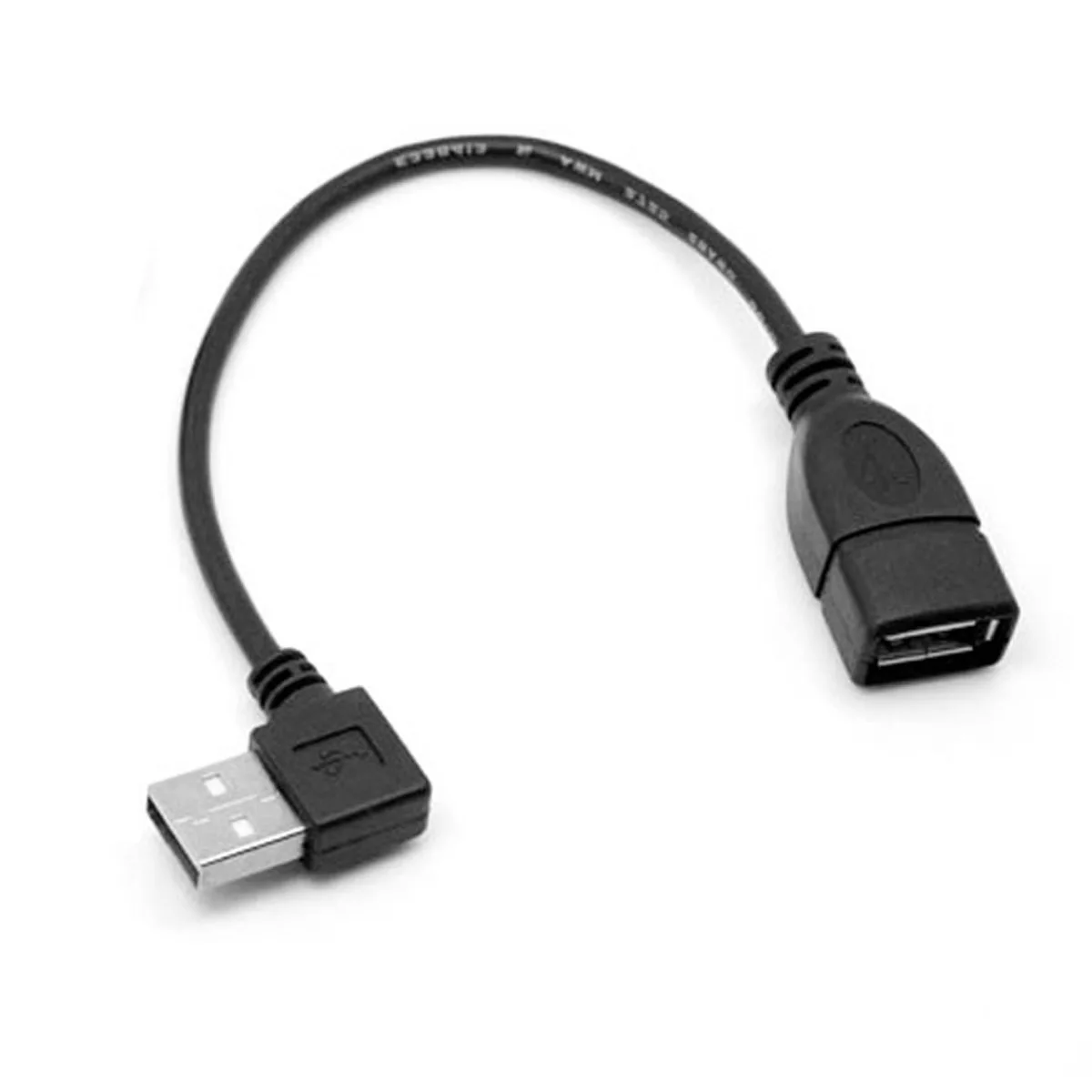 

CYDZ 10pcs/lot Left Angled USB 2.0 90 Degree A Type 480M Male to Female Extension Cable 40cm