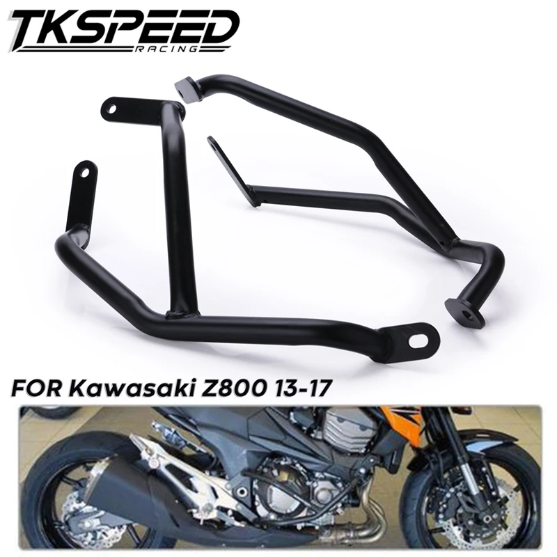 

For Kawasaki Z800 Motorcycle Front Engine Guard Crash Bars Frame Protector Bumper 2013 2014 2015 2016