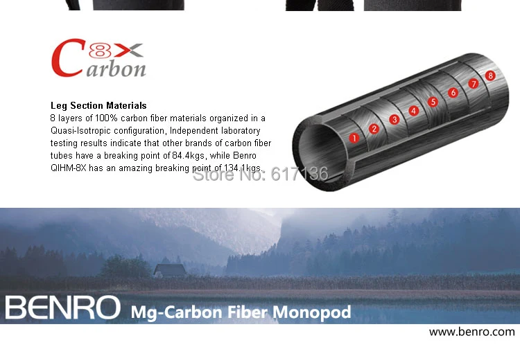 BENRO C49T Monopod 05