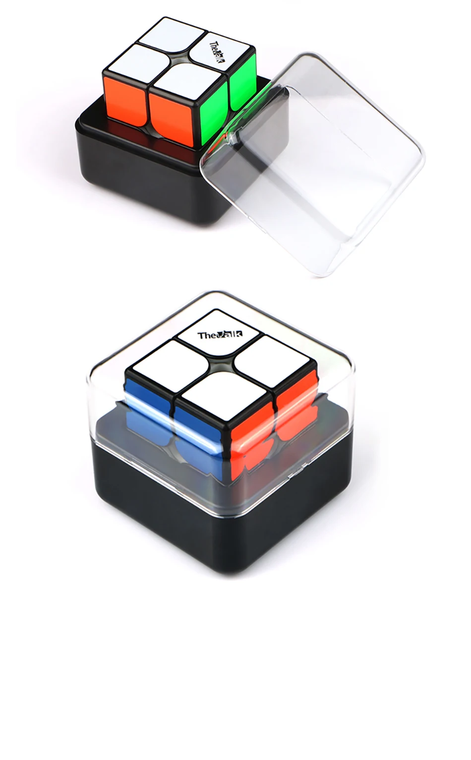 QiYi Valk2 м Скорость Cube 2x2 Stickerless/черный Valk 2 M Magic Cube 2x2x2 игрушка-головоломка