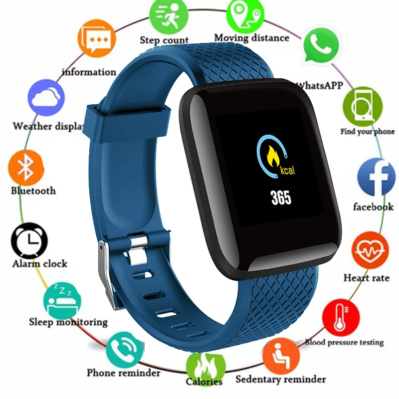 

1.3 Inch Smart Watch Men IP67 Waterproof Heart Rate Monitor Smartwatch Women For Android IOS PK Apple Watch Droshipping Watch