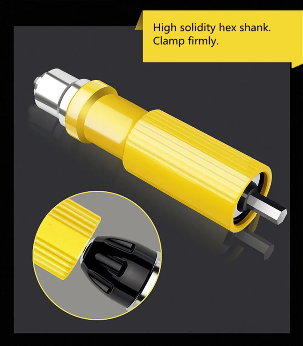 Электрический клепальный пистолет Клепальный Инструмент металлический беспроводной клепальный сверлильный адаптер