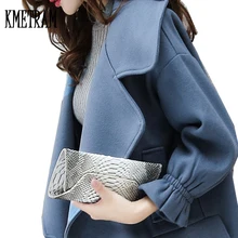 Новинка, Женское шерстяное пальто, горячая распродажа, воротник-стойка, красная Длинная зимняя куртка, женское тонкое шерстяное пальто, Женский Тренч, одежда WUJ1027