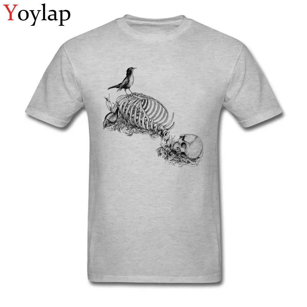 Normal Men Still Life Speaking T Shirts Hot Sale Summer/Autumn Round Neck 100% Cotton Fabric Tops Shirts Family Clothing Shirt grey