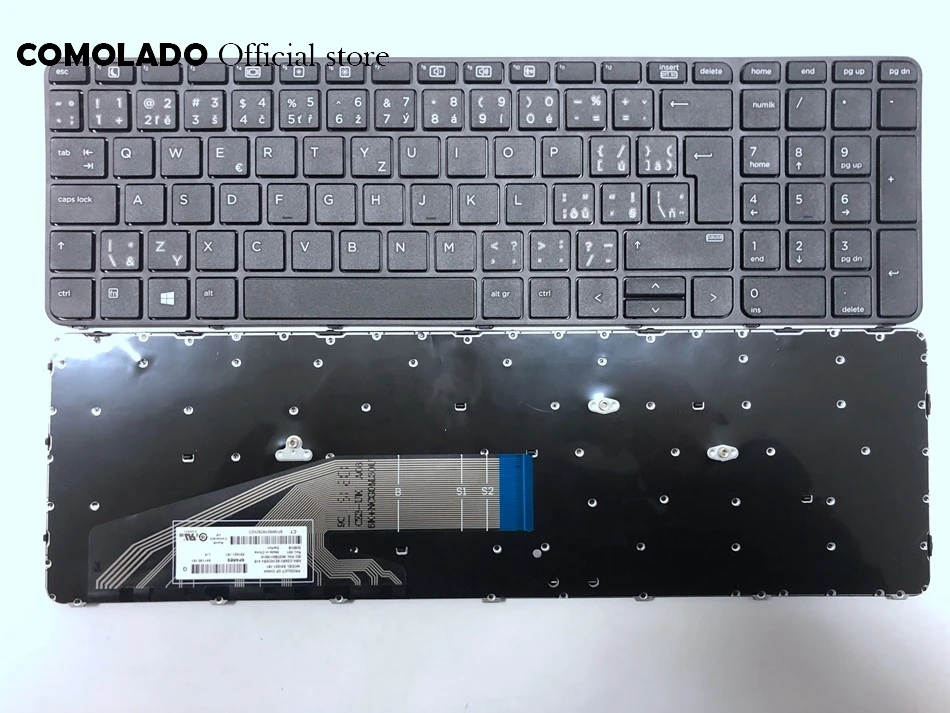 SK Slovak Laptop keyboard For HP 450 G3 455 G3 470 G3 Laptop keyboard 831021-161 841136-161 with SK Layout -1