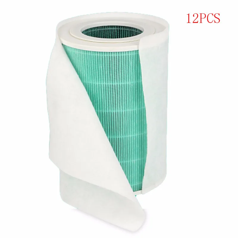 12pcs Electrostatic Thickening Cotton For Philips Xiaomi Air Conditioner Mi Air Purifier Pro/1/2 Air Purifier Dust Filter Hepa