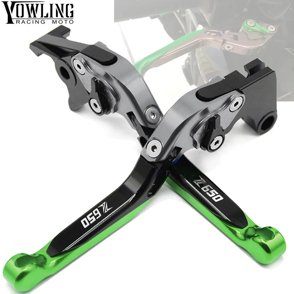 Motorcycle Accessories Z650 Handlebar Adjustable Folding Extendable CNC