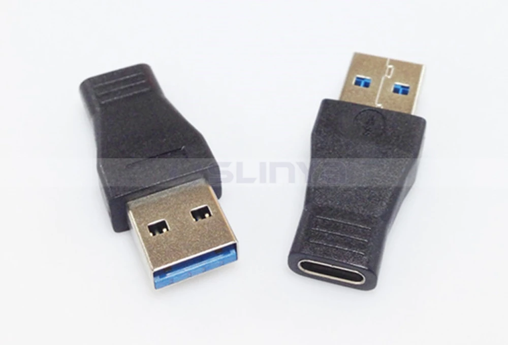 A Тип USB 3,0 мужчина к USB 3,1 Тип C женский преобразователь данных Настольный USB-C к USB 3,0 Мужской адаптер