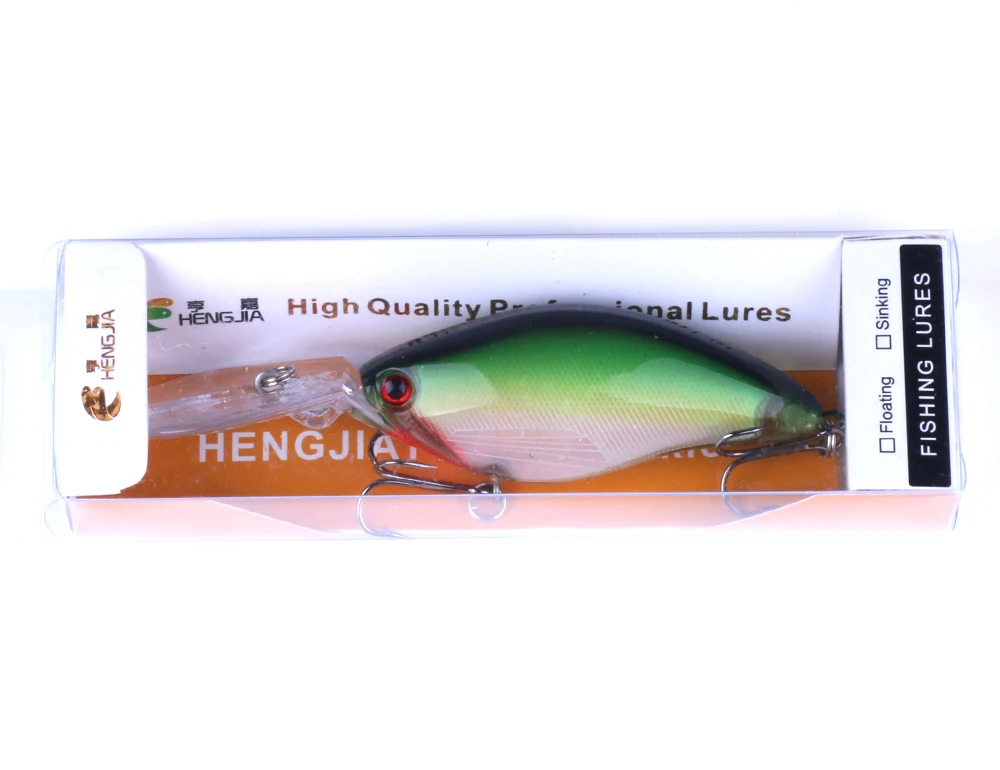 HENGJIA العائمة العميق الغوص Crankbait الصيد السحر 17.8 جرام/105 ملليمتر نابض بالحياة Wobblers مع 6 # السنانير مالك بيكي إيسكا الاصطناعي