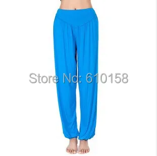 Pure Cotton High Waist Women Harem Modal Dancing Trousers Loose Overall Wide Women S port Tai Chi Pants Women Sweatpants