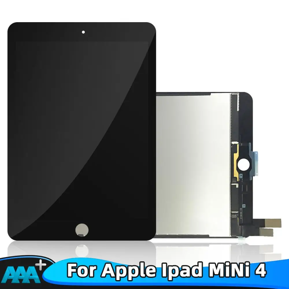 Класс AAA+ качество ЖК-для iPad mini 4 Mini4 A1538 A1550 ЖК-дисплей с сенсорным экраном дигитайзер панель сборка Запасная часть