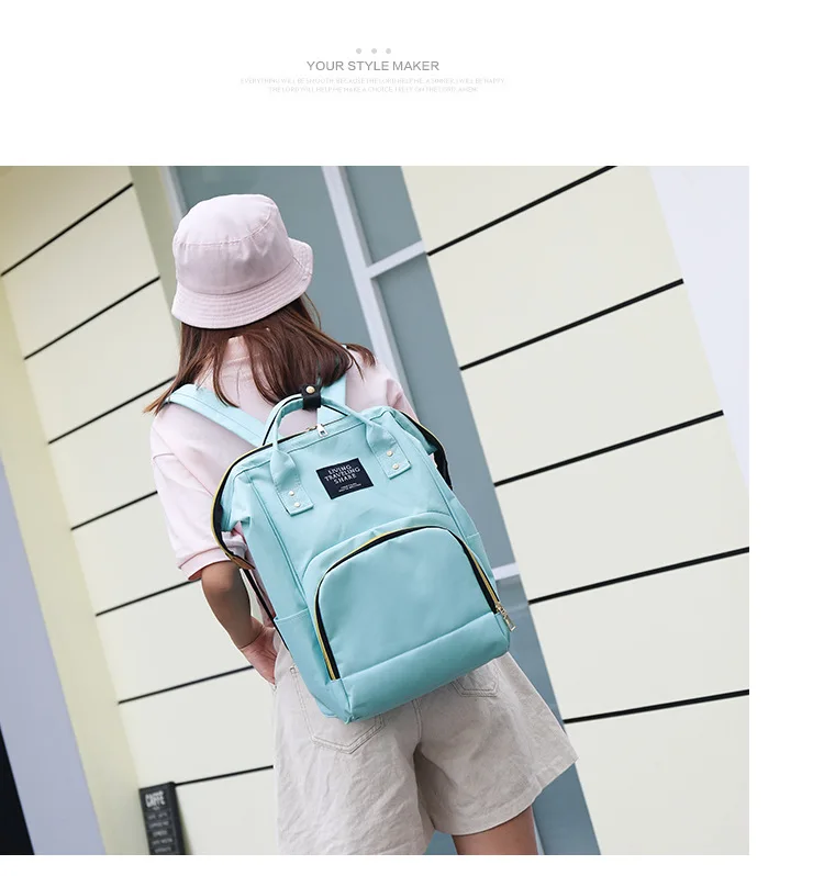 Durable Baby Diaper Bag Fashion Mummy Maternity Nappy Bag For Mom Travel Baby Care Backpack 2019 Multifunction Mother Organizer (15)