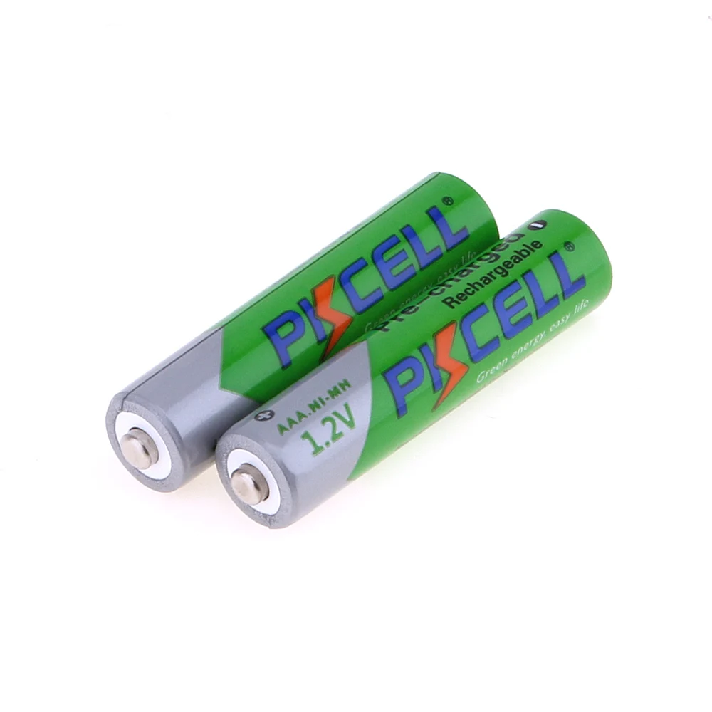 2 шт PKCELL AAA батарея 1 Вольт Ni MH 850mAh перезаряжаемые батареи NIMH 3A