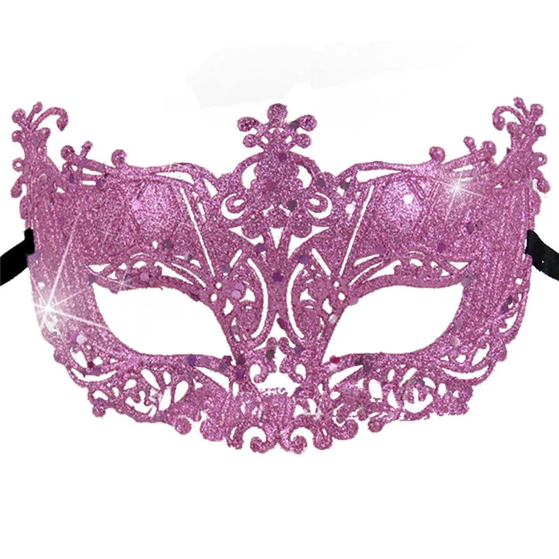 1 шт. год Хэллоуин вечерние маска с шипами платье Венецианский глаз карнавальный костюм сексуальная маска фестиваль 5 цветов - Цвет: Фиолетовый