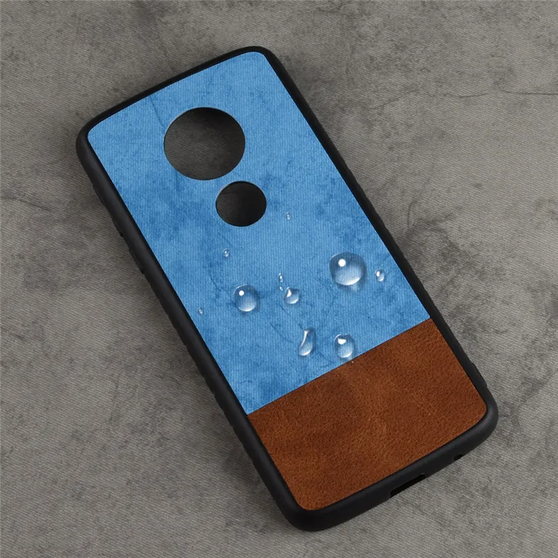 Чехол для Motorola Moto G6 Play мягкий силиконовый чехол телефона из искусственной кожи G 6