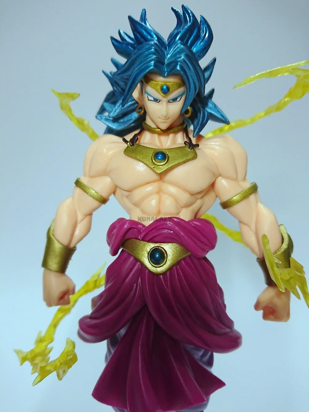 Супер Saiyan Broli Dragon Ball Z фигурка Broly желтый эффект DragonBallZ Son Gokou фигурные скульптуры