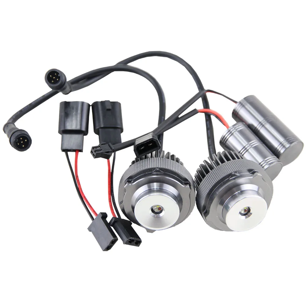 1 пара Wifi контроллер RGB СВЕТОДИОДНЫЕ ангельские глазки для BMW 2008 2010 E60 E61 LCI без