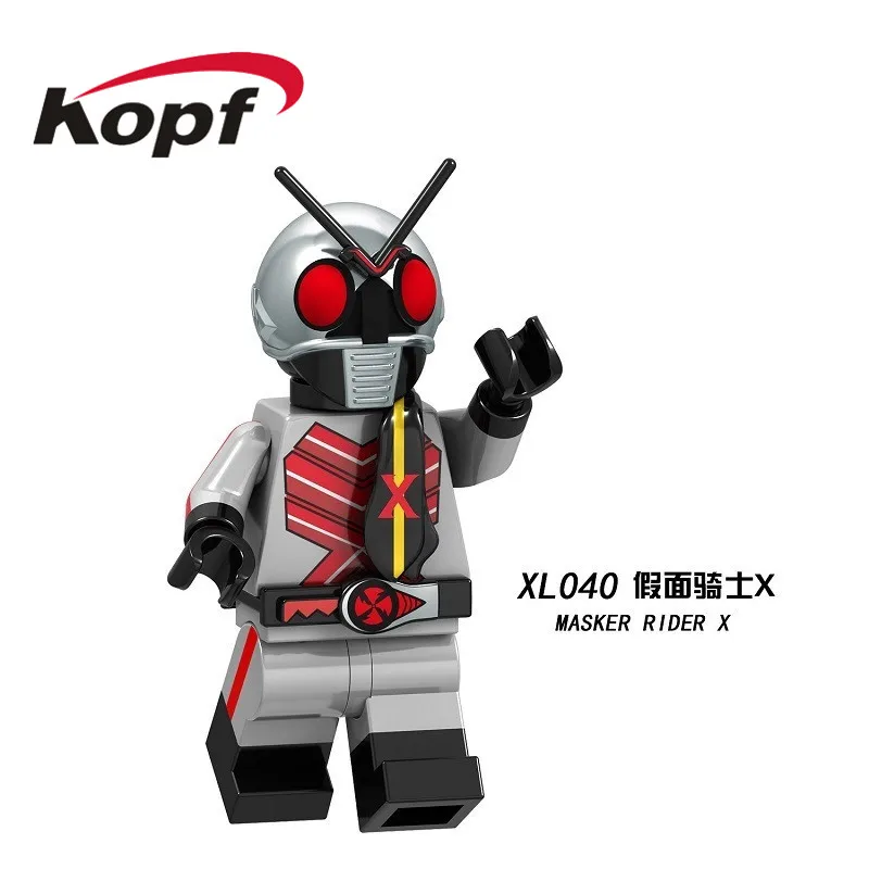 

Single Sale Building Blocks Masker Rider X Riderman Kamen Riders V3 Baltan-Seijin Figures For Children Collection Toys XL040