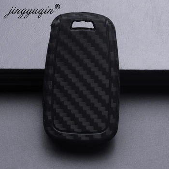 Keyforkess copertura della cassa chiave dell'automobile a distanza del carbonio del Silicone per Chevrolet Cruze Epica Lova Opel Insignia Astra Zafira Buick 2/3 pulsante - Jingyuqin copertura della cassa chiave dell automobile a distanza del carbonio del Silicone per Chevrolet
