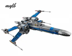 Mylb Star Wars Rebel X-wing Fighter детей игрушка строительные Конструкторы в собранном виде Совместимость с игрушкой