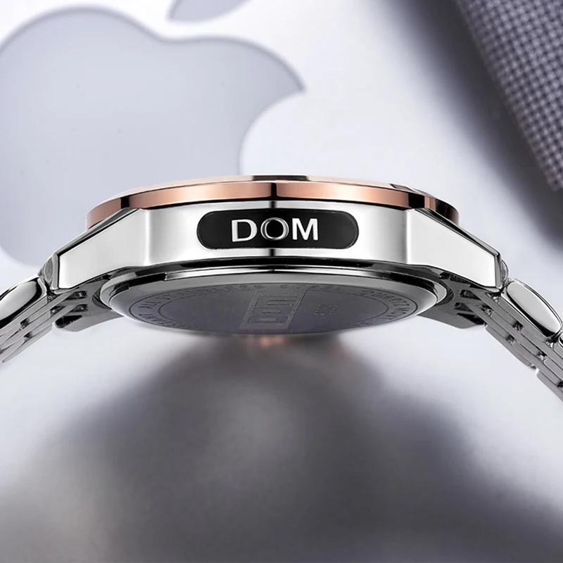 DOM Waterproof Men Watches Top Brand Luxury Genuine Stainless Steel Military Multifunction Quartz Watches Relogio Masculino 3