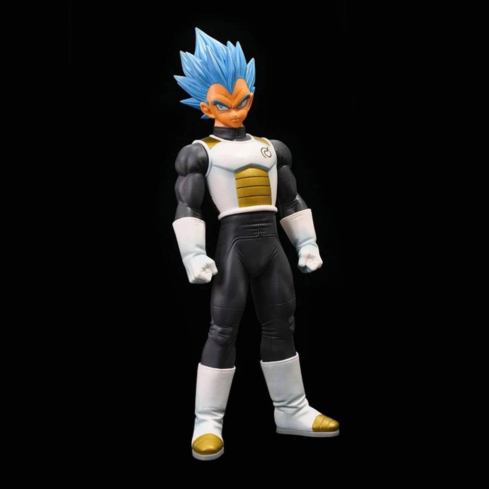 Аниме 19 см Dragon Ball Z фигурку синие волосы Вегета ПВХ Модель Игрушка Супер Saiyan рисунок подарок для друзей