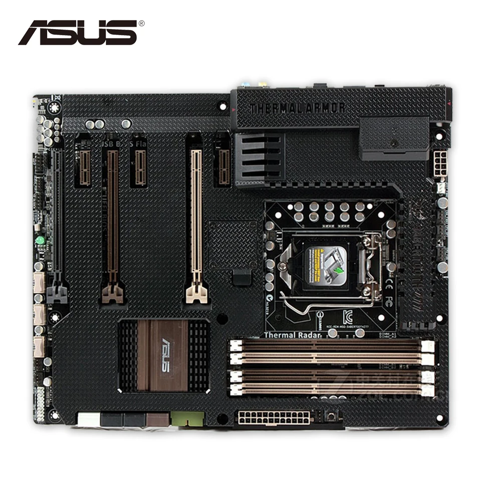 Original Used Asus Sabertooth Z77 Desktop Motherboard Include Thermal