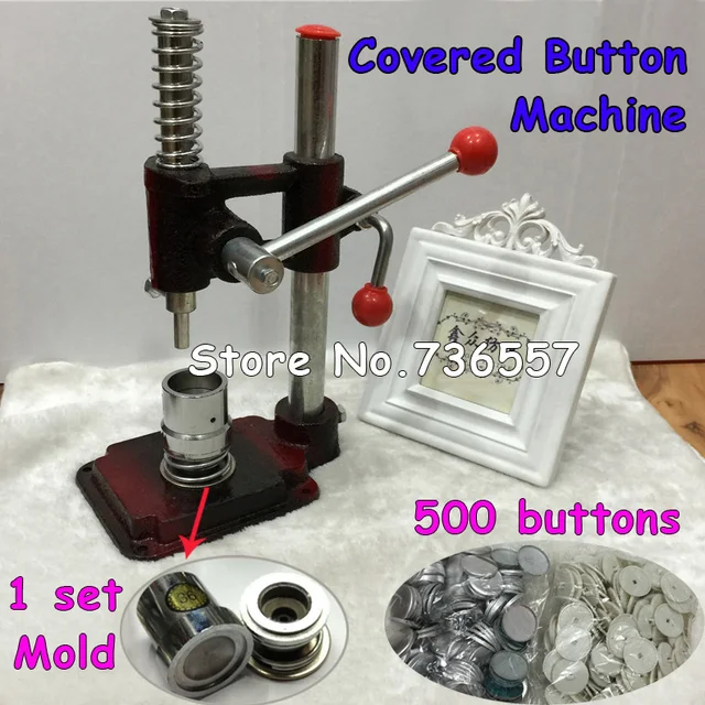 Fabric Covered Button Press Machine Handmade Fabric Self Cover Button