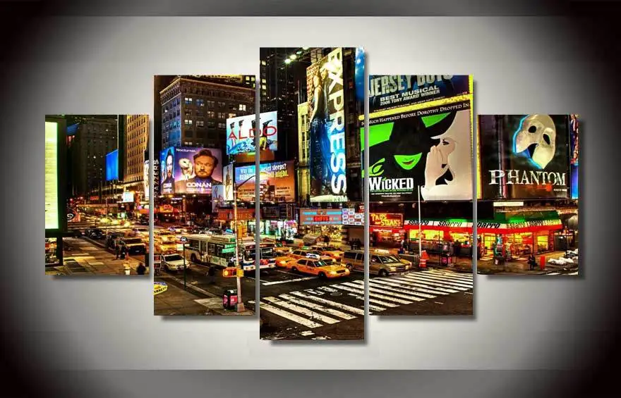 5pcs with framed printed new york times square dali canvas reproduction room print poster picture canvas - New York Times Home And Garden 5pcs with framed printed new york times square dali canvas reproduction room print poster picture canvas - New York Times Home And Garden
