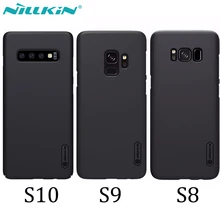 Case For Samsung Galaxy S10 S9 S8 Plus NILLKIN Super Frosted Shield back cover For Samsung S10 gift phone holder