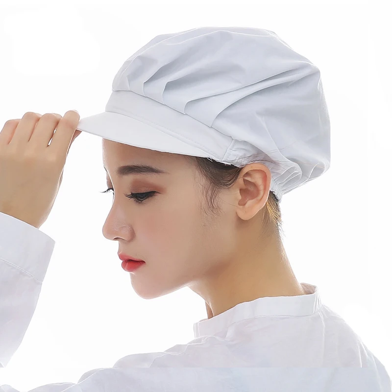 Прозрачный QualityUnisex эластичная застежка сетки Кепки s ткань Кепки s Кухня Ресторан отеля булочно официант шеф-повор дышащая мастерской Кепки арома-диффузер - Цвет: Прозрачный